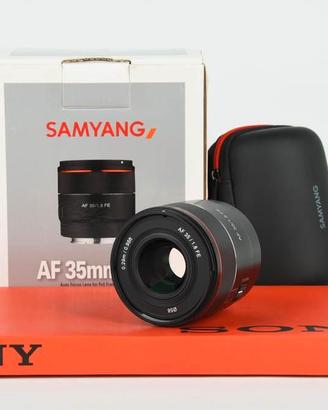 Samyang 35mm f1.8 AF FE Sony E USATO GARANTITO PER