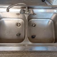 Lavello due buche inox