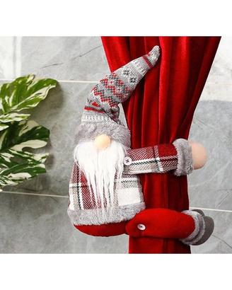 Decorazione natalizia Folletto appeso alla tenda
