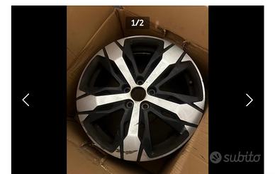 Piccolo Motore per gommone più cerchi auto Peugeot