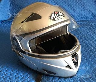 CASCO AIROH - SV55-S ARGENTO METAL - Taglia M