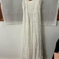 Vestito lungo bianco Antica Sartoria