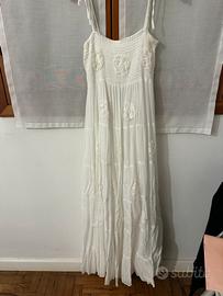 Vestito lungo bianco Antica Sartoria