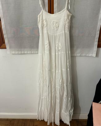 Vestito lungo bianco Antica Sartoria