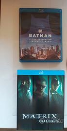 Cofanetto Blu Ray Matrix Trilogia e Batman 4 Film