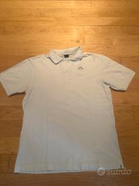 Polo Kappa uomo bianca manica corta con logo