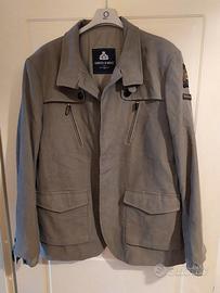 Giacca da uomo in cotone grigio Armata di Mare