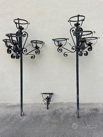Lampioni e lanterne vintage in ferro battuto