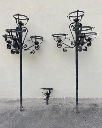 Lampioni e lanterne vintage in ferro battuto