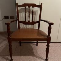 Poltroncine in legno