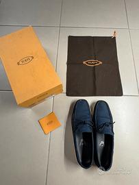 Mocassini uomo Tod’s blu taglia 8