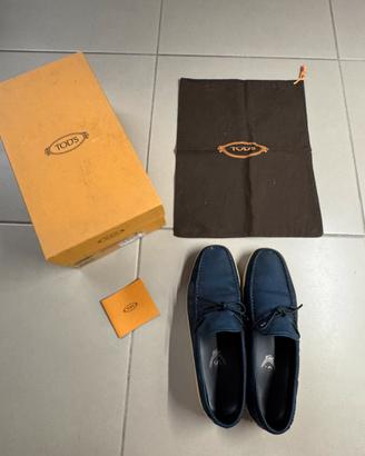 Mocassini uomo Tod’s blu taglia 8