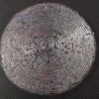 VASSOIO DI VETRO TONDO MARCA  IVV