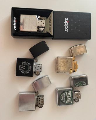 5 accendini Zippo