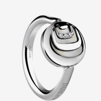 Anello Damiani -  argento con diamanti