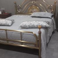 Telaio letto matrimoniale in ottone
