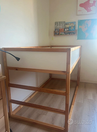 LETTO reversibile IKEA con MATERASSO e lenzuola
