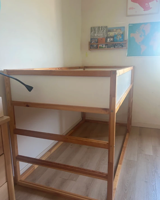 LETTO reversibile IKEA con MATERASSO e lenzuola