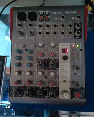 Mixer Audio Proel Mi10 con effetti digitali PROFEX