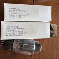 Coppia Valvole NOS Sylvania 6080 Jan