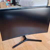 Monitor Samsung LCD slim curvo 24 pollici