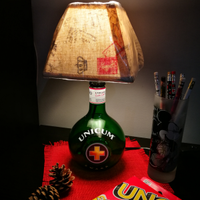 Lampada bottiglia Unicum