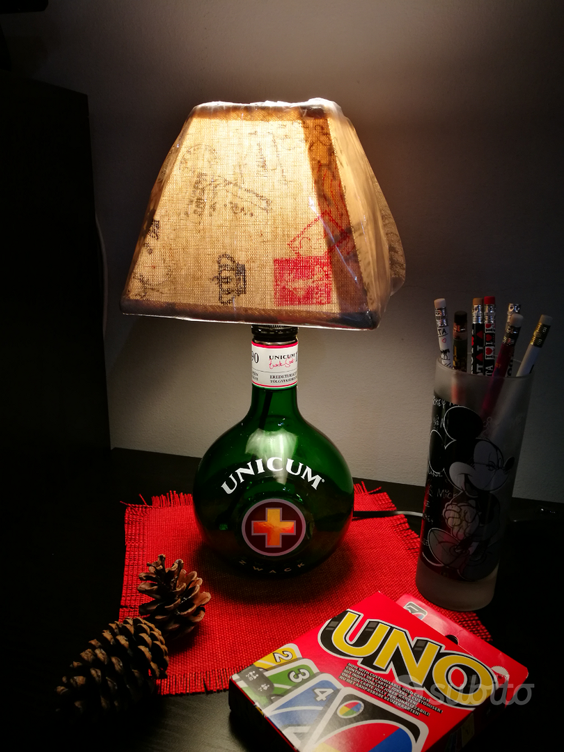 Lampada bottiglia Unicum - Arredamento e Casalinghi In vendita a Siracusa