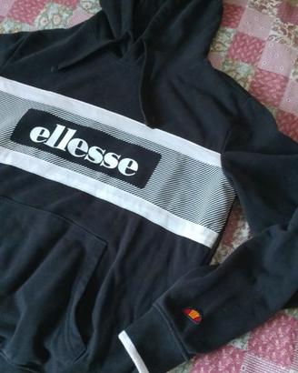 Felpa con cappuccio ELLESSE basic Nero Tg. XS