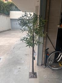 Lampada da terra piantana albero ulivo beliani