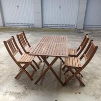 tavolo da giardino in legno