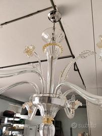 artigianato veneto lampadario in vetro di murano