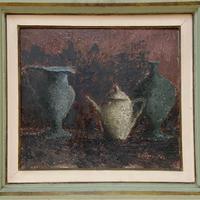 Quadro dipinto ad olio di Giulio Galassi, 1963