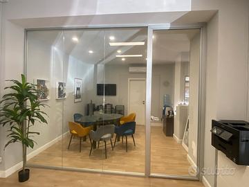 Parete divisoria vetro