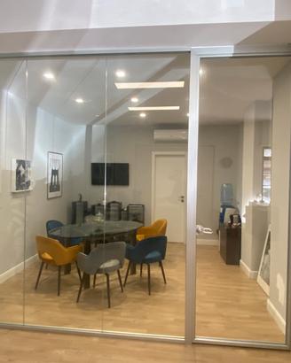 Parete divisoria vetro