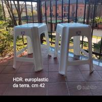 Sgabelli impilabili HDR Europlastic nuovi 