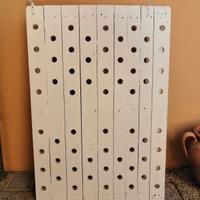 Pallet mobile porta bottiglie