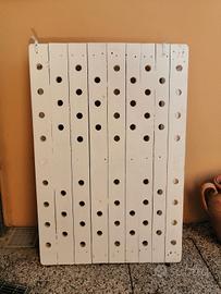 Pallet mobile porta bottiglie