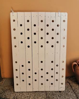 Pallet mobile porta bottiglie