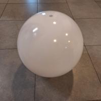 nr.4 Acrilux globo luce opale bianco,NUOVE....