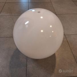 nr.4 Acrilux globo luce opale bianco,NUOVE....