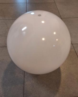 nr.4 Acrilux globo luce opale bianco,NUOVE....
