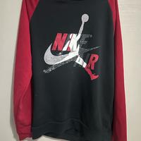 Felpa Nike Jordan rossa e nera M uomo