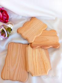 sagome legno decoupage pittura bricolage fai da te