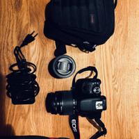 Canon eos 100D + 2 obiettivi (inclusi nel prezzo)