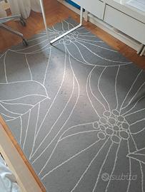 TAPPETO GISLEV IKEA 133x195 GRIGIO BIANCO