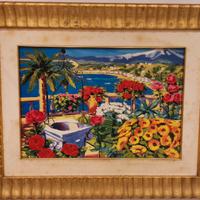 Quadro retouchè Giorgio Cesati 35x50 - Taormina