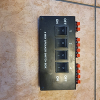 Madison 4-way speaker switch box