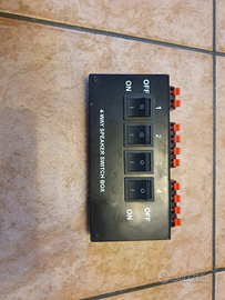 Madison 4-way speaker switch box