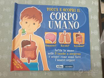 Libro ''Tocca e scopri il corpo umano'' Editrice A
