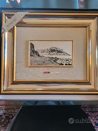 INCISIONE SU ARGENTO 800  PORTO MAURIZIO-IMPERIA